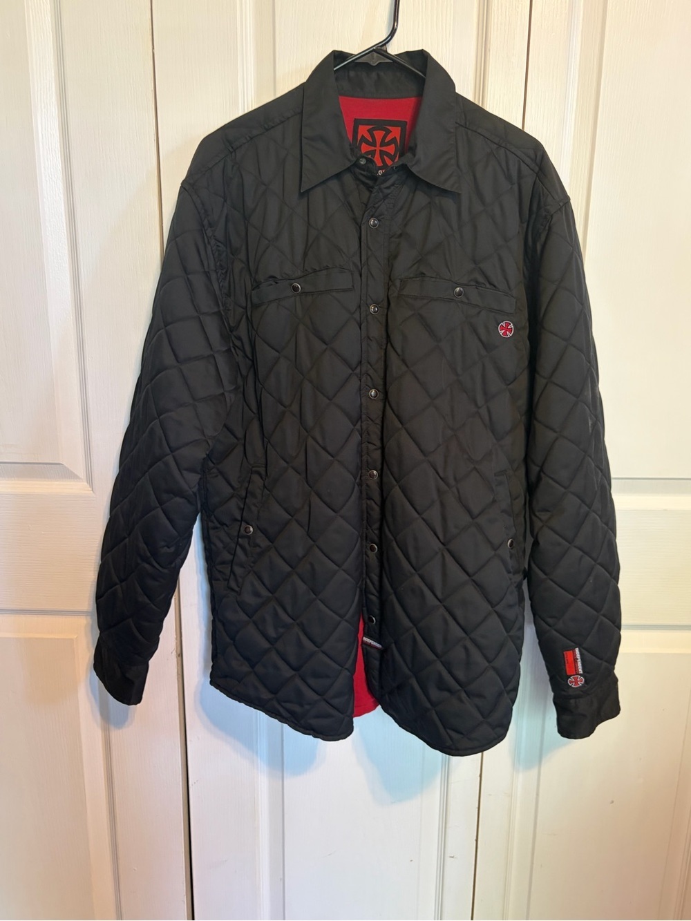 Independent Truck Company Men's Quilted Black Jacket